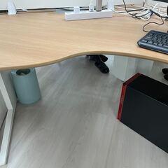 ブーメランデスク 120°  ３台セットですの画像
