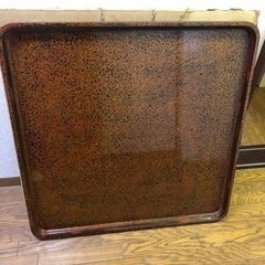 津軽塗り　大盆