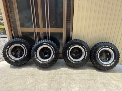 ジムニーJA11 ホイール、タイヤ4本。