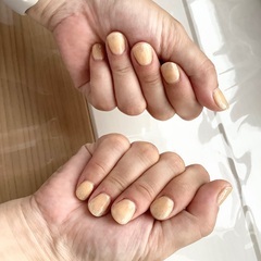ウォーターハンドケア＋カラーリング（マニキュア）の画像