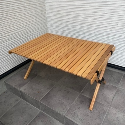 ハイランダー　ウッドロールテーブル　90×60 Hilander
