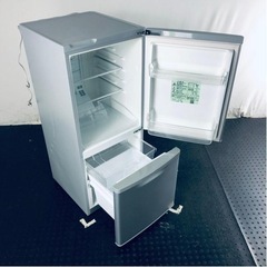7月以降に取りに来てくださる方のみ　パナソニック 138L 2ドア冷蔵庫（シルバー）【右開き】Panasonic NR-B14AW-Sの画像
