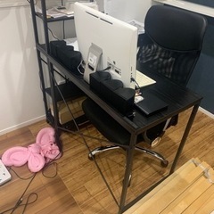 パソコンデスクとイスセット
