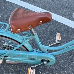 子供用　自転車　ブリヂストン　ハッチ　18インチ　一本スタンド　補助輪　取説付きの画像