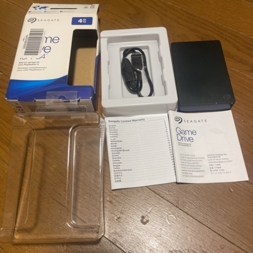 【PS5/PS4】 Seagate Gaming Portable HDD 4TB 2.5 外付 電源不要 Mac