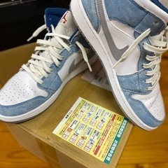 極美品　ナイキ エアジョーダン1 ミッド SE 