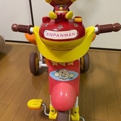 【ジャンク品】アンパンマン三輪車の画像