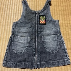 パティパティ 80cm 女の子 デニムワンピース