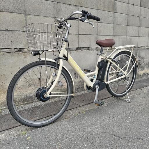 R5082 電動アシスト自転車 2016年ブリヂストン ステップクルーズe  充電器 バッテリー 鍵1本付 電動自転車