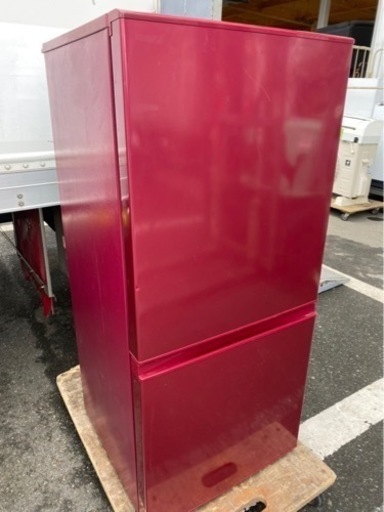 北九州市内配送無料　保証付き　2018年製AQR-16G-R 冷蔵庫 ルージュ [2ドア /右開きタイプ /157L] 