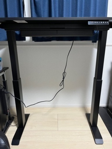 山善】昇降式デスク(電動) ELD-S1050