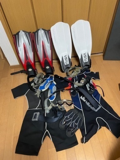 中古　シュノーケリングセット