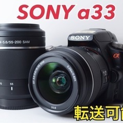 ★SONY α33★初心者におすすめ●スマホ転送●高速AF &連...