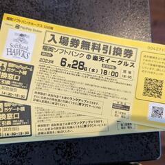 🙀🙀残り３枚🙀🙀⚾野球チケット🎫
