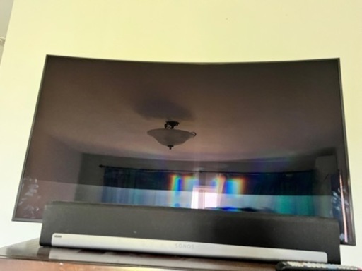 サムスTV リモコン付Samsung HU8000 55