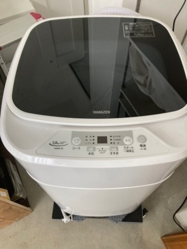 山善　全自動洗濯機　使用期間1ヶ月　購入価格29700円