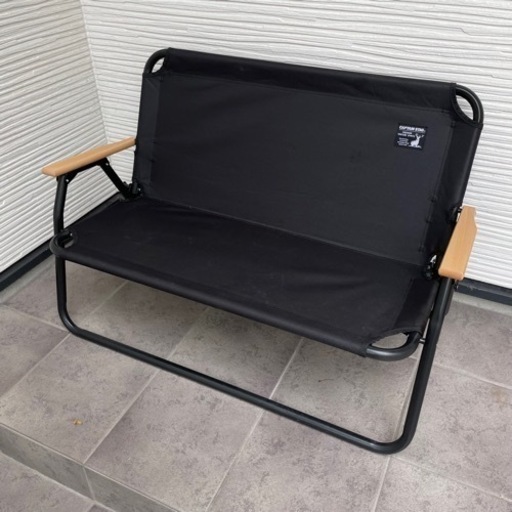 キャプテンスタッグ　CSブラックラベル　ベンチ　鹿ベンチ　チェア　アウトドア　キャンプ