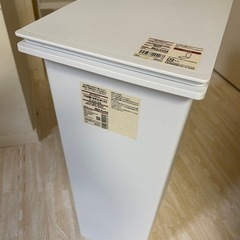 　MUJI 無印 蓋が選べるダストボックス 大