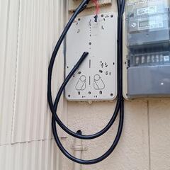 電灯引込み工事