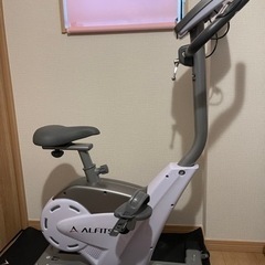 アルインコ 心拍測定機能付きフィットネスバイク、エクササイズマット