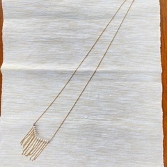 差し上げます！フリンジネックレス　長さ約45cm
