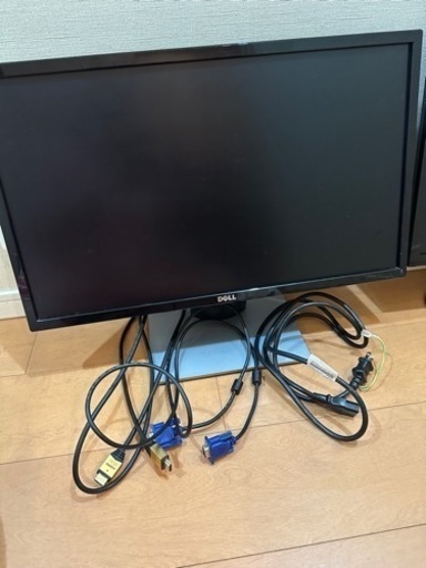 DELL24インチモニター　各種コード付