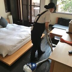 日払い可！全13室の小さなホテルの館内、部屋、風呂清掃・未経験OK!