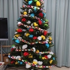 コストコ 特大 クリスマスツリー 季節外れもみの木　Christmas