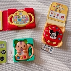 音が出るおもちゃ3種類