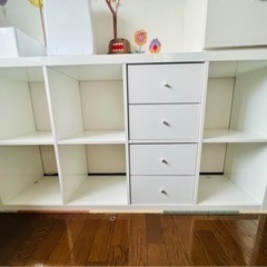 イケア家具:: KALLAX カラックス シェルフユニット, ホ...