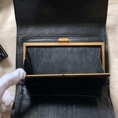 CHANEL CHANEL財布　キャビアスキン　黒　シール、カード有　ヴィンテージの画像