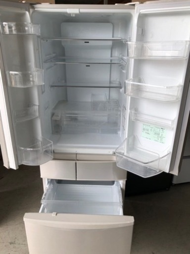 北九州市内配送無料　保証付き　パナソニック Panasonic NR-F438T-W [冷蔵庫(426L・フレンチドア）6ドア ハーモ