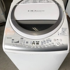 北九州市内配送無料　保証付き　東芝 TOSHIBA AW-70VM-W [たて型洗濯乾燥機（7.0kg） 自動お掃除搭載 ピュアホワイト]