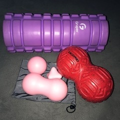 フォームローラー／マッサージボール3点セット／マッサージピーナッツ