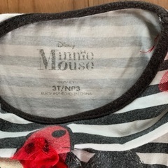 ミニーマウス　トップス　3Ｔの画像