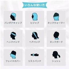新品　フェイスカバー　体感温度3〜5°下がるの画像