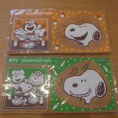未使用 スヌーピーコルクコースター2セット
