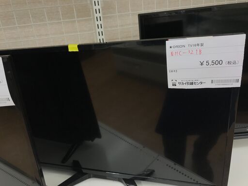 ★ジモティ割あり★ ORION 液晶テレビ  年式2016年製 動作確認／クリーニング済み KJ2185
