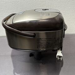 【中古品】象印 IH炊飯ジャー 3合炊き 炊飯器 極め炊き NP-GV05-XT ステンレスブラウンの画像