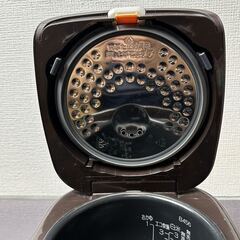 【中古品】象印 IH炊飯ジャー 3合炊き 炊飯器 極め炊き NP-GV05-XT ステンレスブラウンの画像