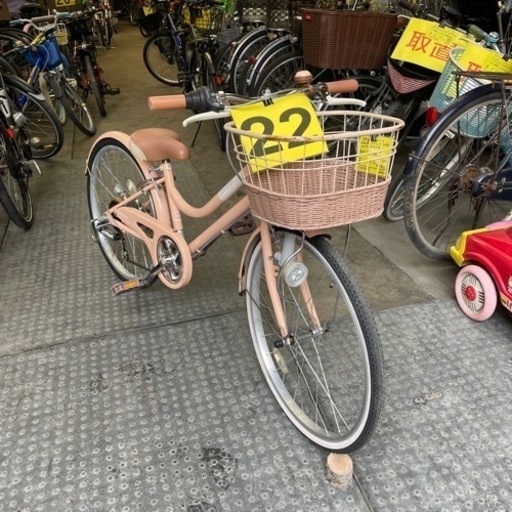 【3494】子供車　22インチ　後タイヤ新品　13,800円（防犯・税込）