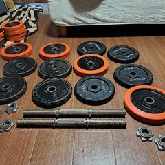 ダンベル 2つ 、40kgずつの画像