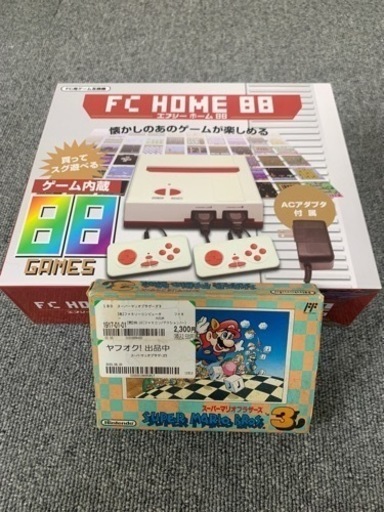 超美品(´∀｀=)ファミコンandカセット付き