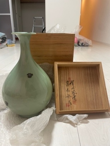 申相浩 青磁 花瓶 骨董品