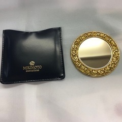 きまりました　中古　値下げしました　ミキモト　鏡　コンパクトミラー