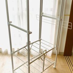 CAINZ「ロング丈もかけられるパタラン」ホワイトの画像