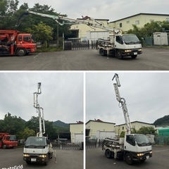 NOX.PM適合!車検R6年3月、H9年三菱キャンター排ガス規制対応マフラー装着車！極東製コンクリートポンプ車PH20-11！真空、ラジコン動作OKの画像