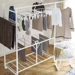 CAINZ「ロング丈もかけられるパタラン」ホワイトの画像