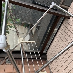 【無料】物干し竿　洗濯ラックの画像