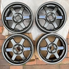 値下げします！４本セット超美品RAYS TE37 レイズ ボルク...